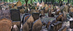 cemetery, Jewish, Old Jewish Cemetery, Prague, Czech Republic, gravestones