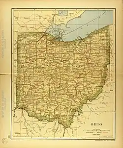 Map of Ohio