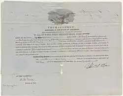 Bounty Land Application File, Alabama