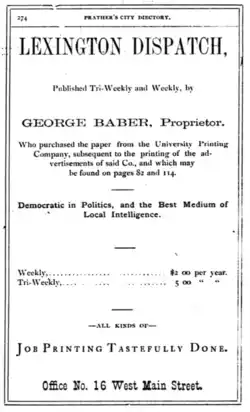 newspaper ad