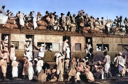 people on a train