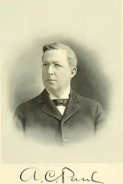 Picture of Amasa C. Paul from the book "History of the bench and bar of Minnesota", 1904