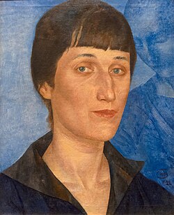 Portrait of Anna Akhmatova by Kuzma Petrov-Vodkin. 1922
