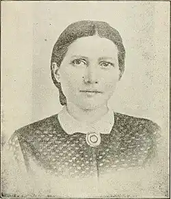 Portrait of Emma Sansom, from the book "Battles and sketches of the Army of Tennessee", 1906