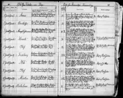 Birth record of Frideborg Winblad in Anundsjö, Sweden on January 18, 1869