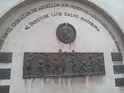 Tomb of Luis Calvo Mackenna. Catholic Cemetery of Santiago