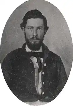 Portrait of Sgt. Hugh Farrior Pickett, Company I, 1st Alabama Cavalry