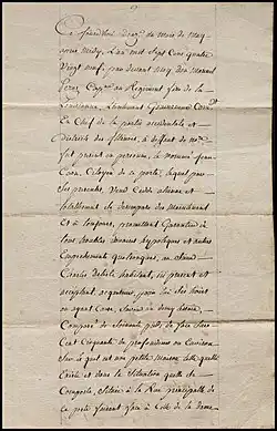 Land transfer from Louisiana. June 12, 1789