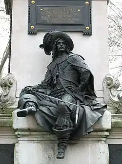 Statue of Charles de Batz de Castelmore d'Artagnan, 1st Count d'Artagnan.