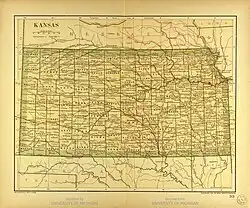 Map of Kansas