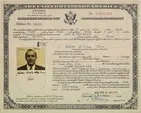 United States Naturalization Certificate