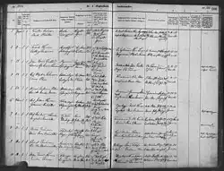 Marriage certificate of John Edward Winblad and Salmine Sophia Severine Pedersen. Paulus kirke, Oslo, Norway. January 14, 1883