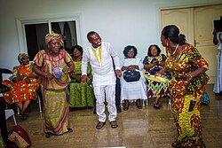 Ghanaian engagement ceremony