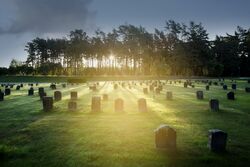 UNESCO heritage woodland cemetery in Sweden