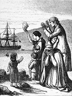 Emigrants Leave Ireland by Henry Doyle 1868