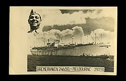 cargo and passenger ship
