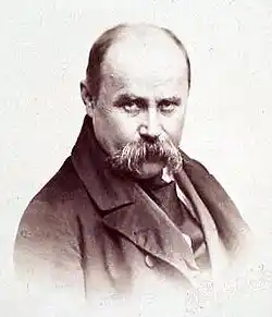 The portrait of the Ukrainian poet and writer Taras Shevchenko