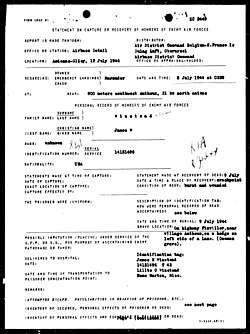 Missing Air Crew Report (MACR) - National Archives and Records Administration