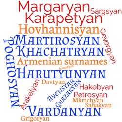 Armenian surnames