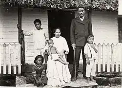 Tongan family. 1883.