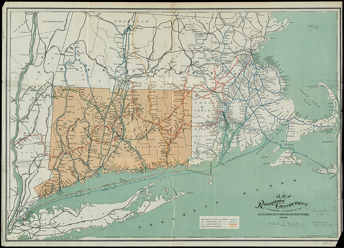 Connecticut historical migration routes - MyHeritage Wiki