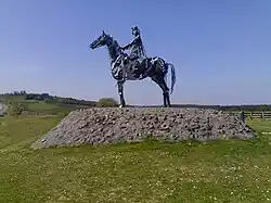 A sculpture of Aodh Ruadh Ó Domhnaill