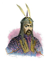Genghis Khan, 19th-century engraving