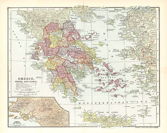 Map of Greece