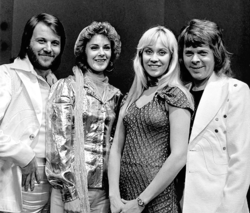 ABBA, photographed in 1974