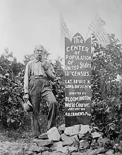 1910 population marker in indiana