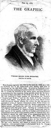 An obituary in The Graphic from 1882