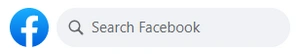 Facebook search bar
