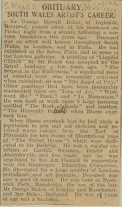 newspaper obituary