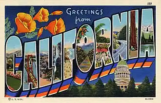 California postcard