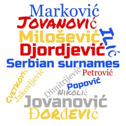 Serbian surnames