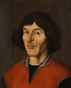 Nicolaus Copernicus portrait in Toruń