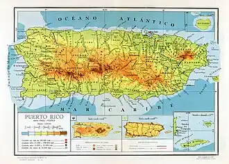 Mapa de Puerto Rico (1952)