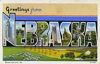 Nebraska postcard