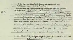 Birth certificate