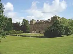 Hagley Hall, the home of the Lyttelton family.