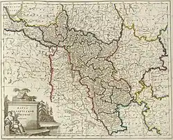 Image of the atlas of Russian Empire (1800). Belorussian governorate