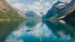 Lake Lovatnet, Norway